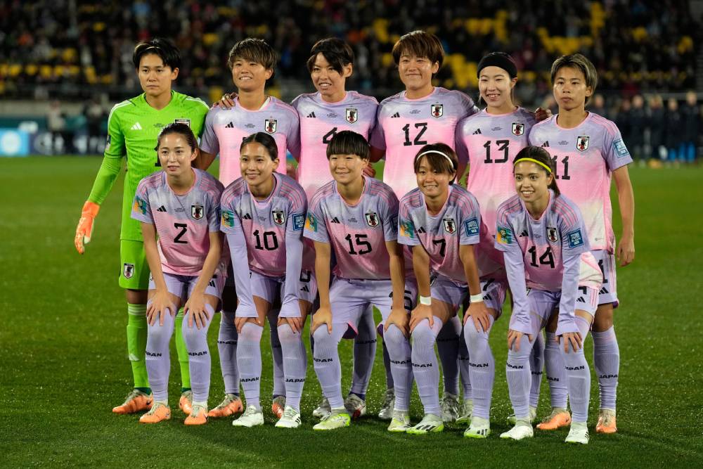 jogadoras da seleção japonesa de futebol